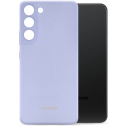 Mobilize Rubber Gelly Coque Samsung Galaxy S22 Coque arrière en TPU Souple - Pastel Purple