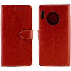 Mobigear Wallet Housse Huawei Mate 30 Pro Etui Porte-Monnaie - Marron