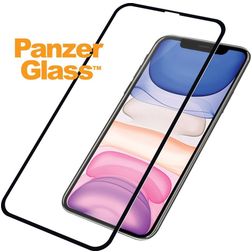 PanzerGlass Edge to Edge iPhone 11 Verre trempé Protection d'écran Confidentialité - Compatible Coque - Noir