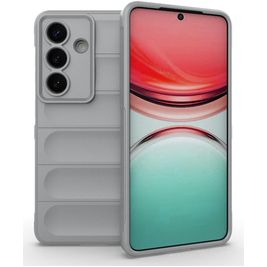 Mobigear Bumpy Coque Samsung Galaxy S26 Coque arrière en TPU Souple - Gris