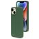 Mobiparts iPhone 14 Silicone Coque arrière - Forest Green
