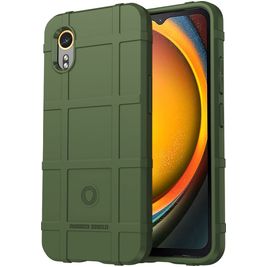 Mobigear Rugged Shield Coque Samsung Galaxy Xcover 7 Coque arrière en TPU Souple Anti-Chocs - Vert Mobigear Rugged Shield Coque Samsung Galaxy Xcover 7 Coque arrière en TPU Souple Anti-Chocs - Vert