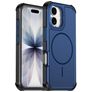 Mobigear Airbag Shockproof Coque iPhone 17 MagSafe Coque arrière Rigide Anti-Chocs - Bleu