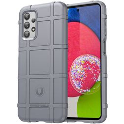 Mobigear Rugged Shield Coque Samsung Galaxy A23 Coque arrière en TPU Souple Anti-Chocs - Gris