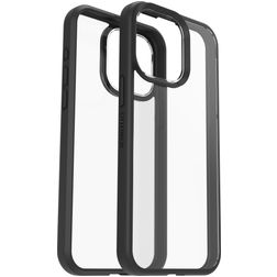 OtterBox React iPhone 15 Pro Max Plastique rigide Coque arrière Antichoc - Transparent / Noir