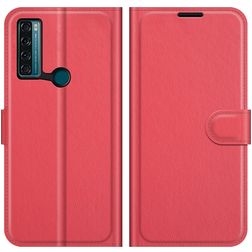 Mobigear Classic Housse TCL 20 SE Etui Porte-Monnaie - Rouge