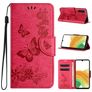 Mobigear Butterfly Samsung Galaxy A35 Étui Portefeuille - Rouge