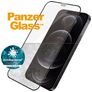 PanzerGlass Edge to Edge iPhone 12 Pro Verre trempé Protection d'écran - Compatible Coque - Noir