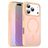 Mobigear Shockproof iPhone 17 Pro MagSafe Plastique rigide Coque arrière - Rouge Powder