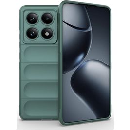 Mobigear Bumpy Coque Xiaomi 14T Pro Coque arrière en TPU Souple - Vert