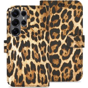 My Style Flex Wallet Housse Samsung Galaxy S25 Ultra Etui Porte-Monnaie - Wild Leopard