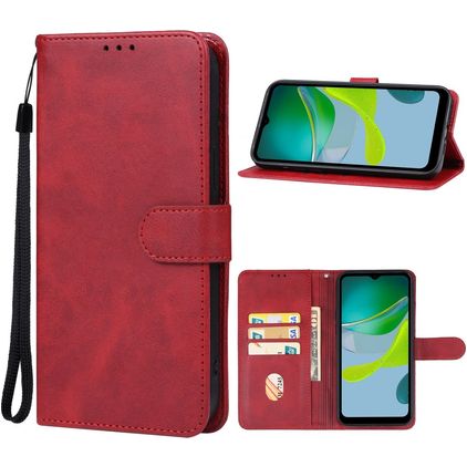 Mobigear Wallet Motorola Moto E13 Étui Portefeuille - Rouge