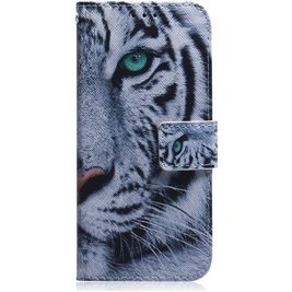 Mobigear Design Housse Huawei P40 Etui Porte-Monnaie - Tigre