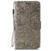 Mobigear Flowers Housse Huawei P40 Pro Etui Porte-Monnaie - Gris