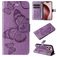 Mobigear Butterfly Housse iPhone 16 Pro Etui Porte-Monnaie - Violet