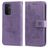 Mobigear Flowers Housse OPPO A74 5G Etui Porte-Monnaie - Violet