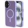 Mobiparts Hardcover iPhone 16 Plus MagSafe Plastique rigide Coque arrière - Satin Lila