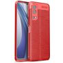 Mobigear Luxury Coque Vivo Y52 Coque arrière en TPU Souple - Rouge