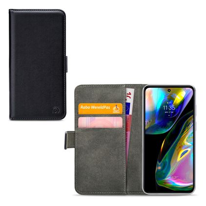 Mobilize Classic Gelly Wallet Motorola Moto G82 Étui Portefeuille - Noir