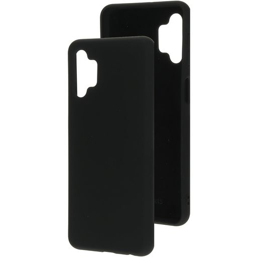 Mobiparts Coque Samsung Galaxy A32 5G Coque arrière en Silicone - Noir