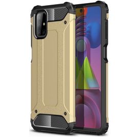 Mobigear Outdoor Coque Samsung Galaxy M51 Coque arrière Rigide Anti-Chocs - Or