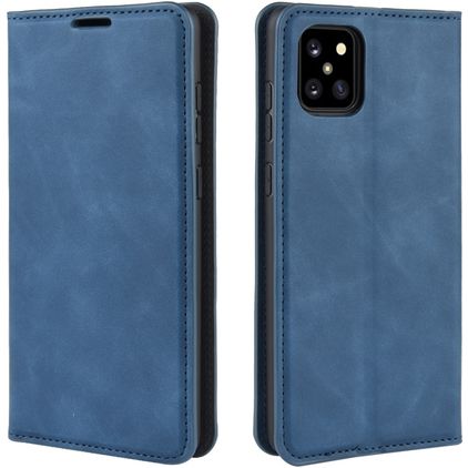 Mobigear Retro Slim Housse Samsung Galaxy Note 10 Lite Etui Porte-Monnaie - Dark Blue