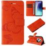 Mobigear Butterfly Housse Xiaomi Redmi 14C Etui Porte-Monnaie - Orange