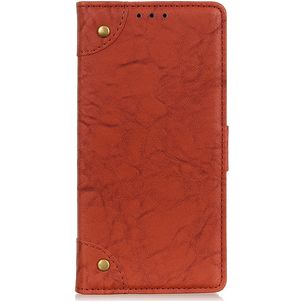 Mobigear Ranch Housse Huawei P40 Lite E Etui Porte-Monnaie - Marron
