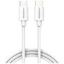 Mobilize - Câble USB-C vers USB-C 1 mètre - Blanc