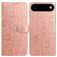 Mobigear Flowers iPhone Air Étui Portefeuille - Rose doré
