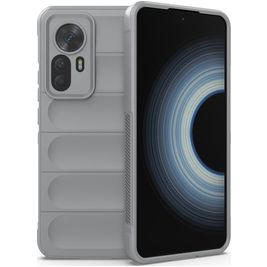 Mobigear Bumpy Coque Xiaomi 12T Coque arrière en TPU Souple - Gris