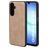 Mobiparts Classic Coque Samsung Galaxy A17 MagSafe Coque arrière en TPU,Similicuir - Moonstone Beige