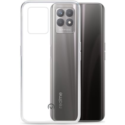 Mobilize Gelly Coque Transparente Realme 8i Coque arrière en TPU Souple - Transparent