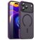 Mobigear Shockproof Coque iPhone 17 Pro Max MagSafe Coque arrière Rigide - Crystal Purple