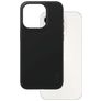 CARE by PanzerGlass Fashionable Coque iPhone 15 Pro Coque arrière en Silicone - Noir