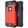 Mobigear Outdoor Coque iPhone X Coque arrière Rigide Anti-Chocs - Rouge