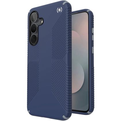 Speck Presidio2 Grip Coque Samsung Galaxy S25 FE MagSafe Coque arrière Rigide Anti-Chocs - Coastal Blue