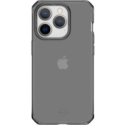 ITSkins SpectrumClear-R Coque iPhone 14 Pro Coque arrière en TPU Souple Anti-Chocs - Smoke