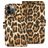 My Style Flex Wallet Housse iPhone 12 Etui Porte-Monnaie - Wild Leopard