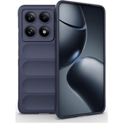Mobigear Bumpy Coque Xiaomi 14T Pro Coque arrière en TPU Souple - Dark Blue