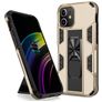 Mobigear Armor Stand Coque iPhone 12 Pro Max Coque arrière Rigide Anti-Chocs avec Support Amovible - Or
