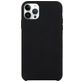 Mobigear Rubber Touch Coque iPhone 15 Pro Coque arrière en Silicone - Noir