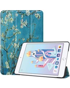 Mobigear Tri-Fold iPad Mini 5 (2019) Étui - Fleurs d'amande