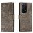 Mobigear Flowers Housse HONOR 200 Lite Etui Porte-Monnaie - Gris