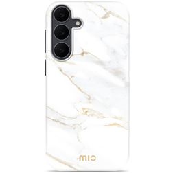 MIO Coque Samsung Galaxy S25 FE MagSafe Coque arrière Rigide - White Marble