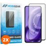 Mobigear Premium Motorola Edge 30 Neo Verre trempé Protection d'écran - Compatible Coque - Noir (Lot de 2)
