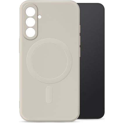 My Style Protective Flex Coque Samsung Galaxy A56 MagSafe Coque arrière en TPU Souple - Antique White