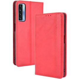 Mobigear Sensation Housse TCL 20L Etui Porte-Monnaie - Rouge