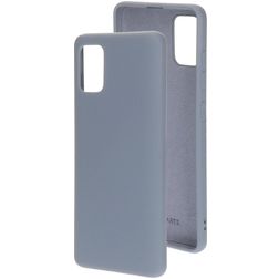 Mobiparts Coque Samsung Galaxy A51 Coque arrière en Silicone - Royal Grey
