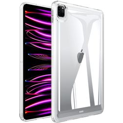Mobigear Crystal Coque iPad Pro 11 Pouces (2020) Coque Arrière Rigide - Transparent / Blanc